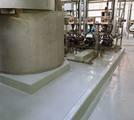 Chemically Resistant Resin Flooring in Containment Areas NCC